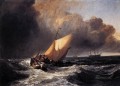 Turner Dutch Boats in a Gale seascape